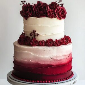 Red Velvet Wedding Cake